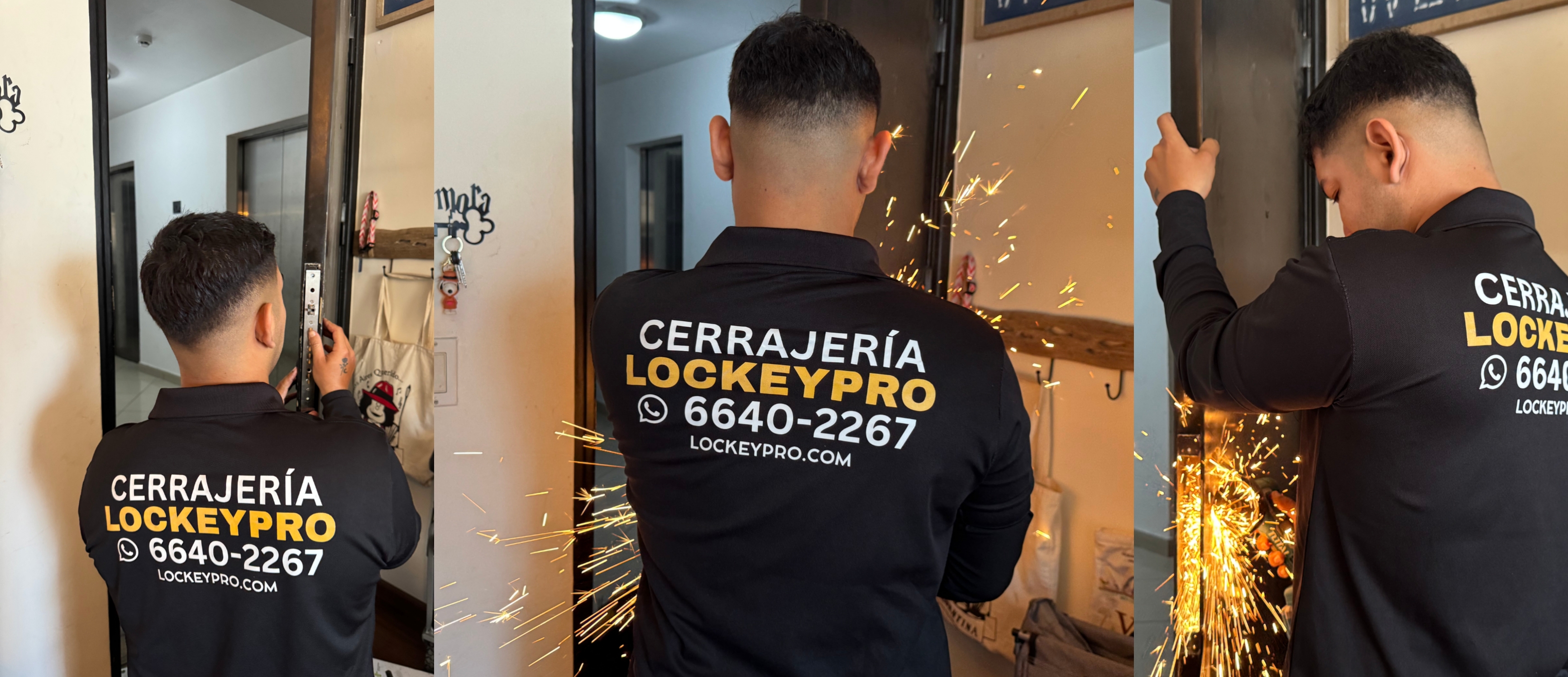 Cerrajero profesional realizando apertura de cerradura en Panamá(Ciudad) y Panamá Oeste