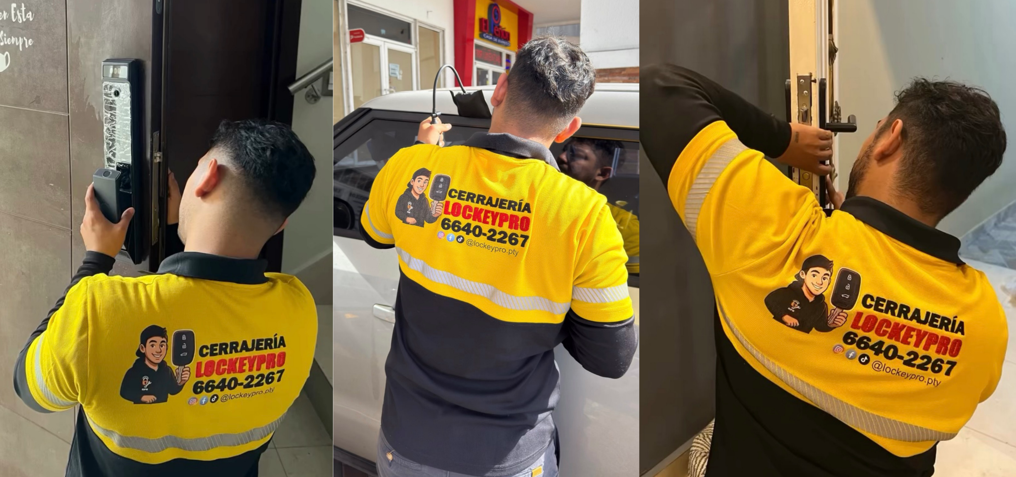 Cerrajero profesional realizando apertura de cerradura en Panamá(Ciudad) y Panamá Oeste